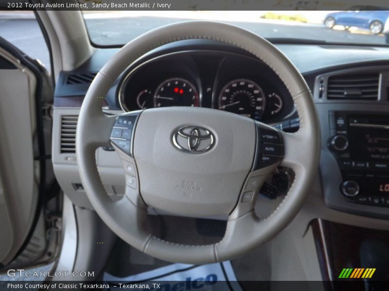 Sandy Beach Metallic / Ivory 2012 Toyota Avalon Limited