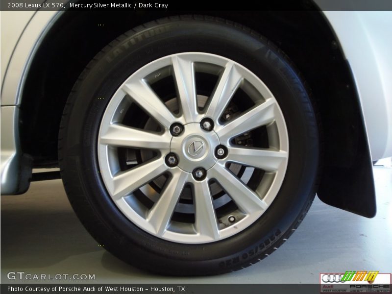 Mercury Silver Metallic / Dark Gray 2008 Lexus LX 570