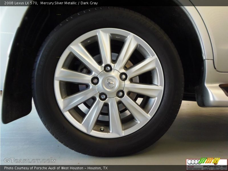 Mercury Silver Metallic / Dark Gray 2008 Lexus LX 570