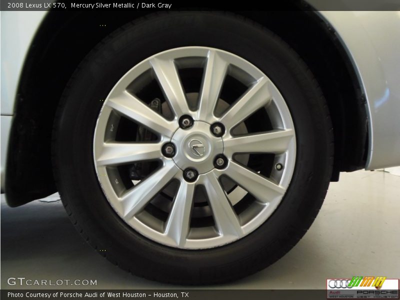 Mercury Silver Metallic / Dark Gray 2008 Lexus LX 570