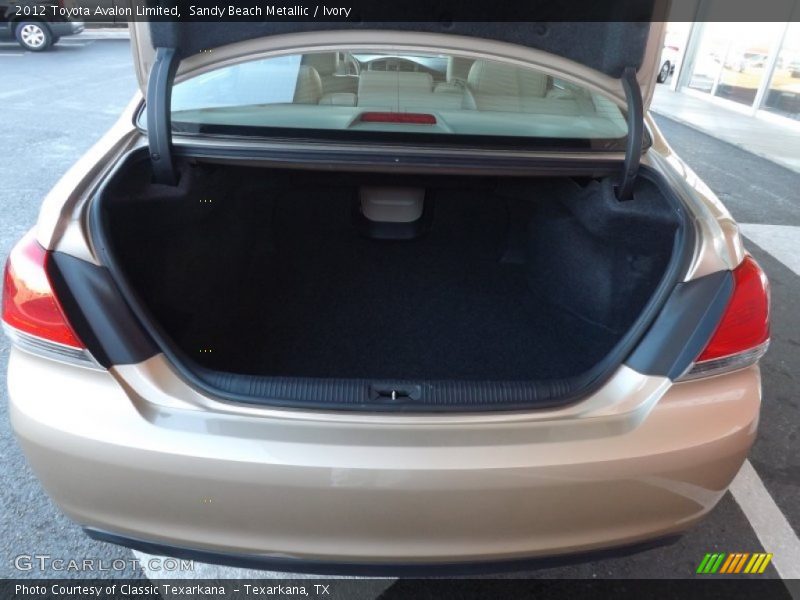 Sandy Beach Metallic / Ivory 2012 Toyota Avalon Limited