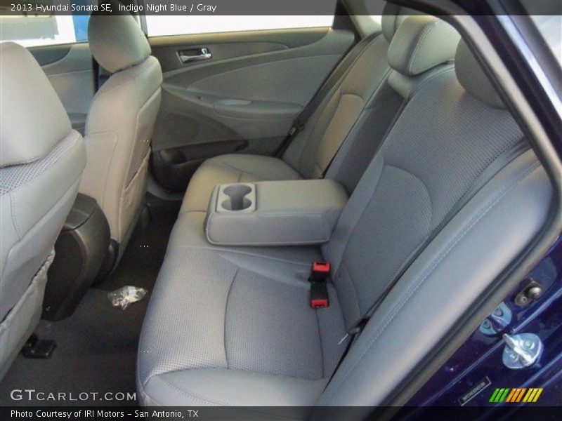 Indigo Night Blue / Gray 2013 Hyundai Sonata SE