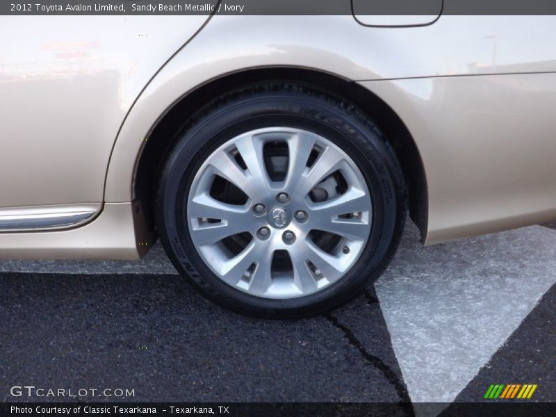 Sandy Beach Metallic / Ivory 2012 Toyota Avalon Limited