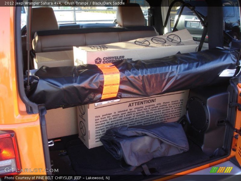 Crush Orange / Black/Dark Saddle 2012 Jeep Wrangler Sahara 4x4