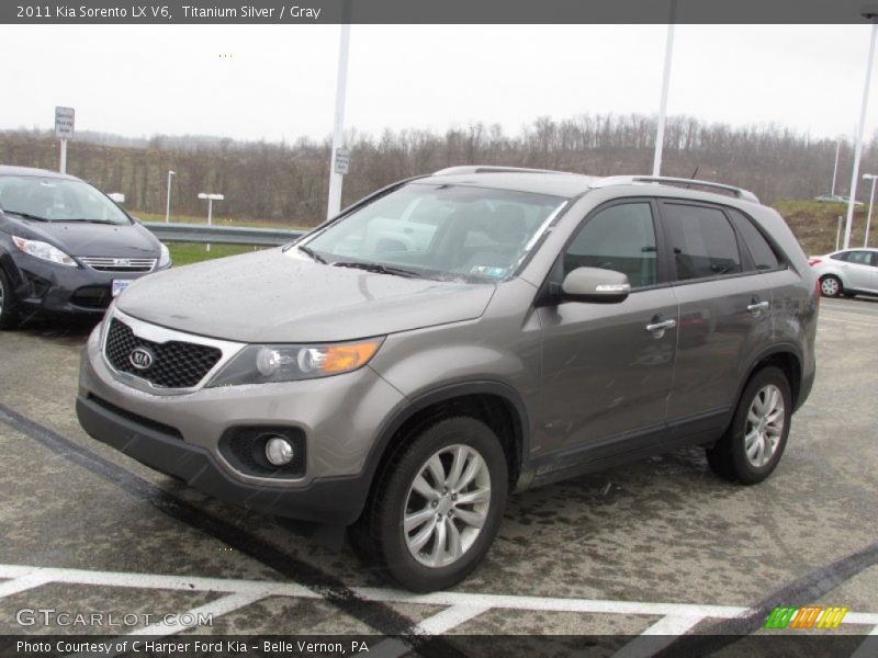 Titanium Silver / Gray 2011 Kia Sorento LX V6