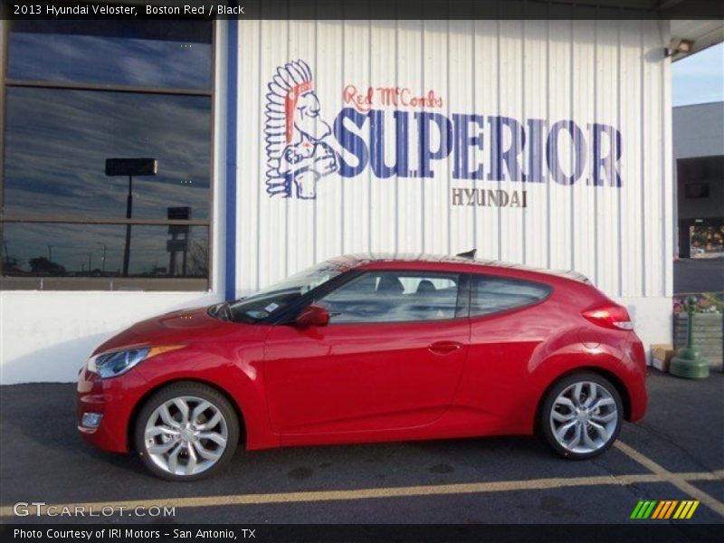 Boston Red / Black 2013 Hyundai Veloster