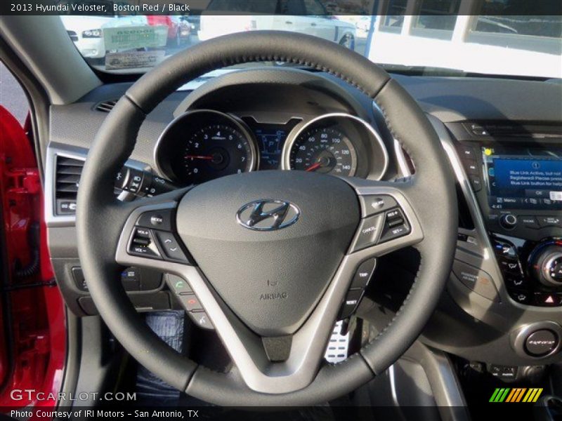 Boston Red / Black 2013 Hyundai Veloster