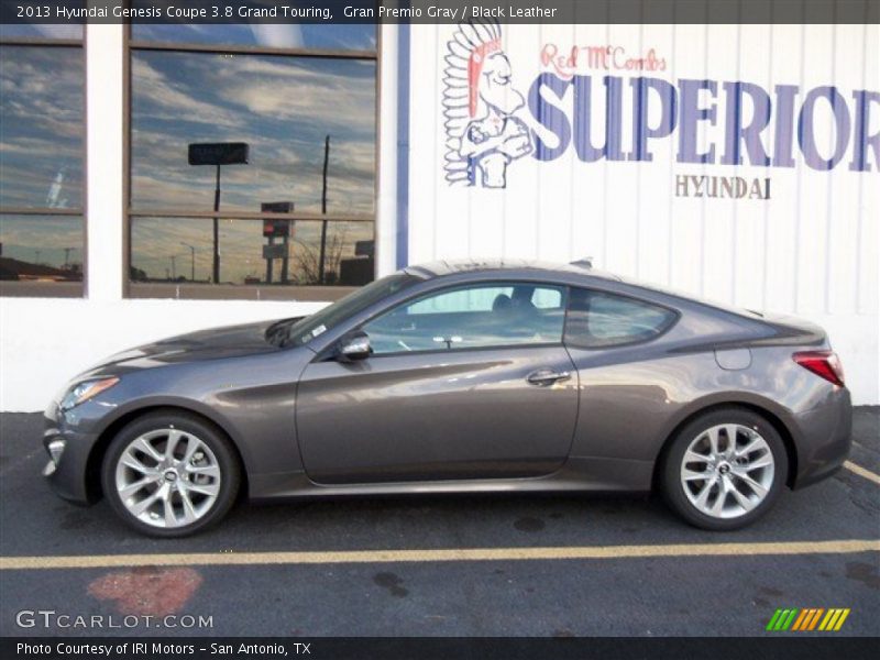 Gran Premio Gray / Black Leather 2013 Hyundai Genesis Coupe 3.8 Grand Touring