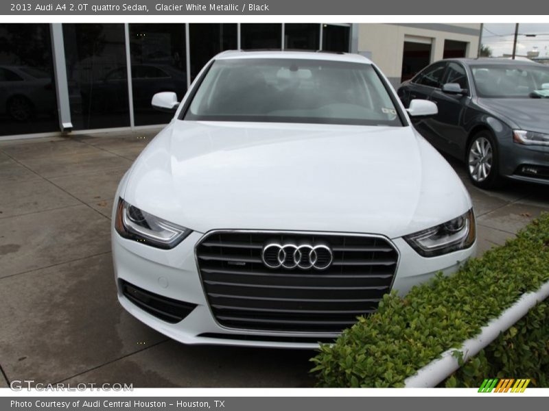 Glacier White Metallic / Black 2013 Audi A4 2.0T quattro Sedan