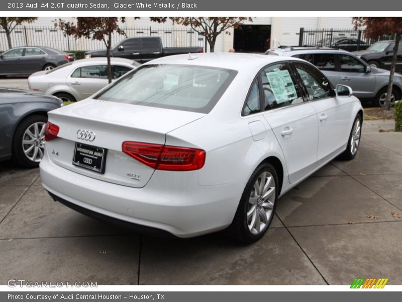 Glacier White Metallic / Black 2013 Audi A4 2.0T quattro Sedan