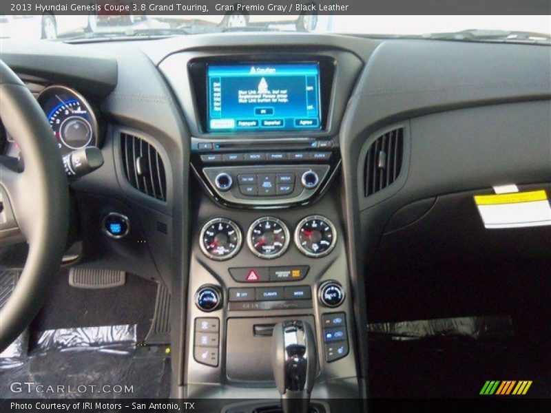 Gran Premio Gray / Black Leather 2013 Hyundai Genesis Coupe 3.8 Grand Touring