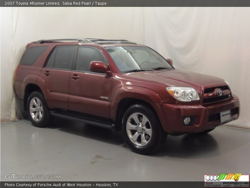 Salsa Red Pearl / Taupe 2007 Toyota 4Runner Limited