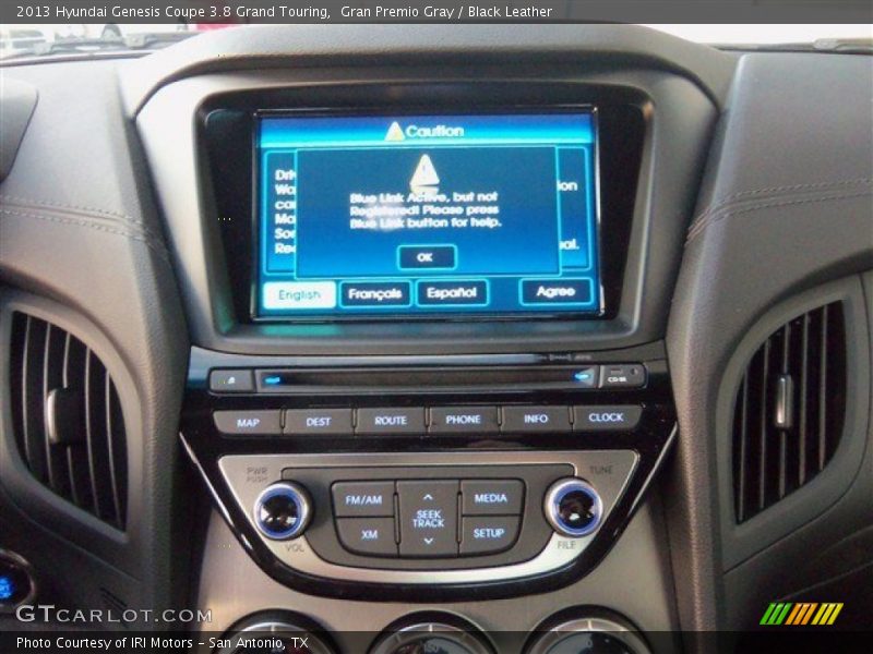 Gran Premio Gray / Black Leather 2013 Hyundai Genesis Coupe 3.8 Grand Touring