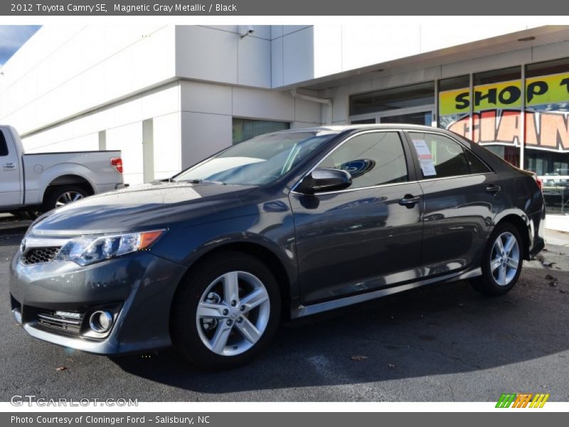 Magnetic Gray Metallic / Black 2012 Toyota Camry SE