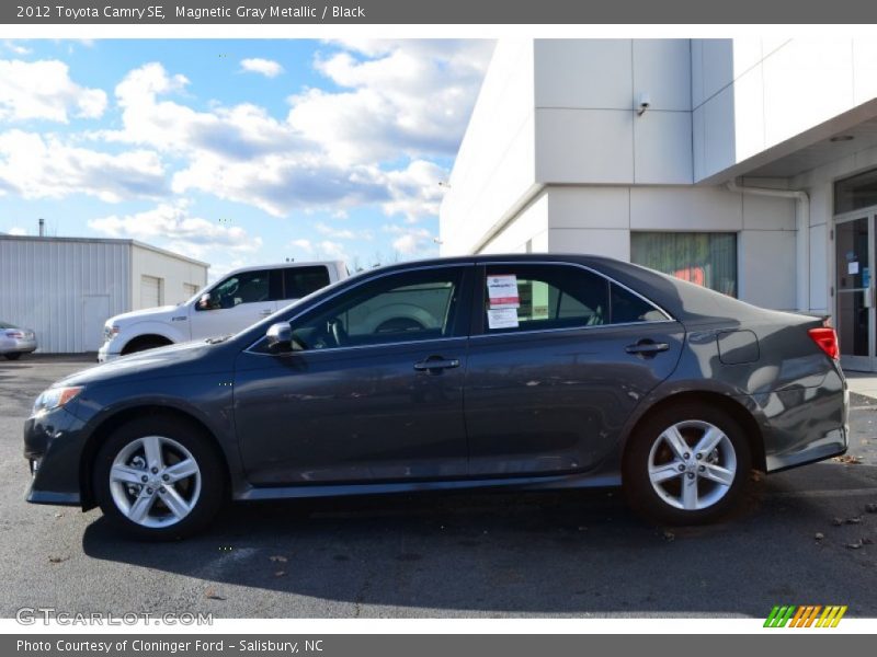 Magnetic Gray Metallic / Black 2012 Toyota Camry SE