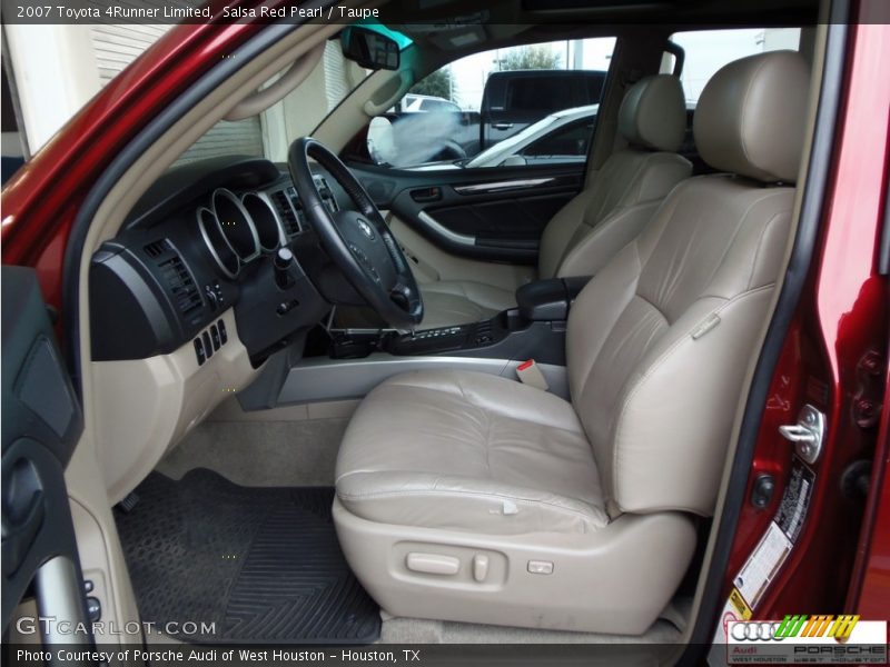 Salsa Red Pearl / Taupe 2007 Toyota 4Runner Limited