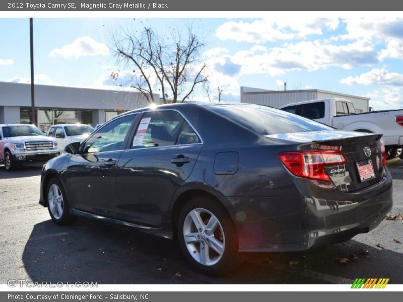 Magnetic Gray Metallic / Black 2012 Toyota Camry SE