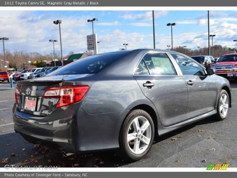 Magnetic Gray Metallic / Black 2012 Toyota Camry SE