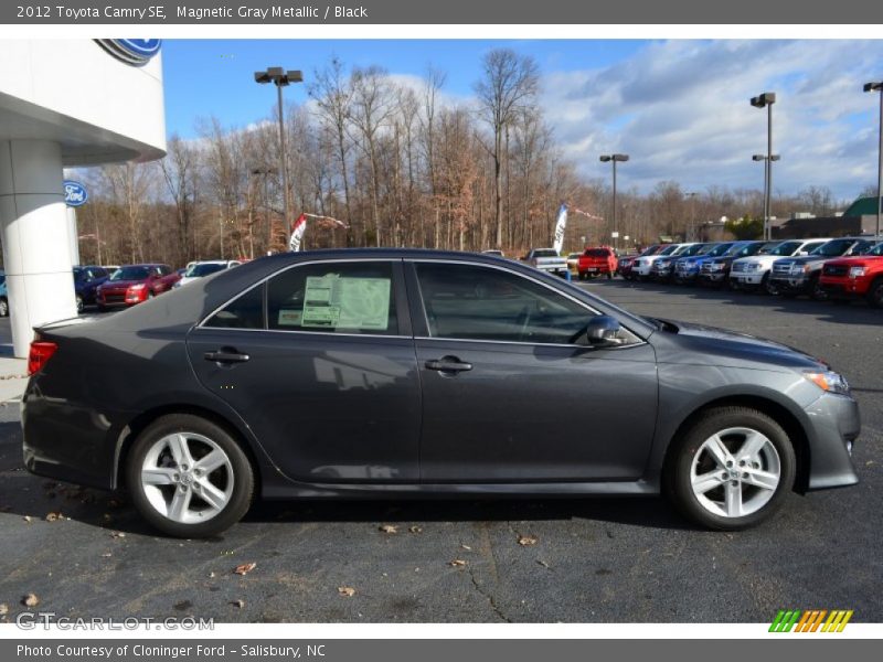 Magnetic Gray Metallic / Black 2012 Toyota Camry SE