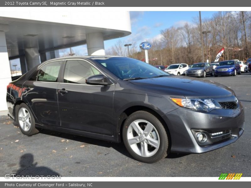 Magnetic Gray Metallic / Black 2012 Toyota Camry SE