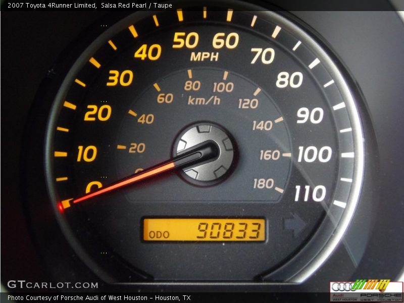 Salsa Red Pearl / Taupe 2007 Toyota 4Runner Limited