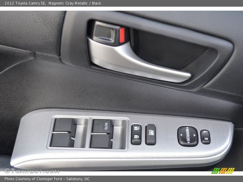 Magnetic Gray Metallic / Black 2012 Toyota Camry SE