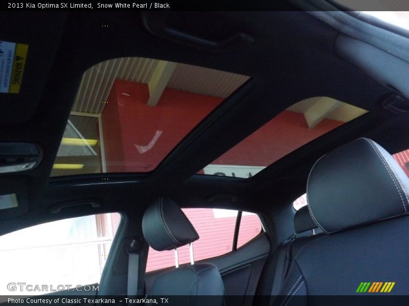 Snow White Pearl / Black 2013 Kia Optima SX Limited