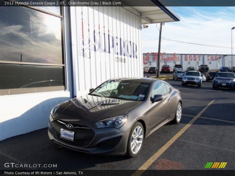Gran Premio Gray / Black Cloth 2013 Hyundai Genesis Coupe 2.0T