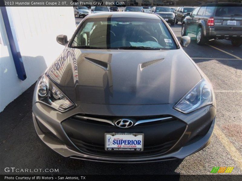 Gran Premio Gray / Black Cloth 2013 Hyundai Genesis Coupe 2.0T