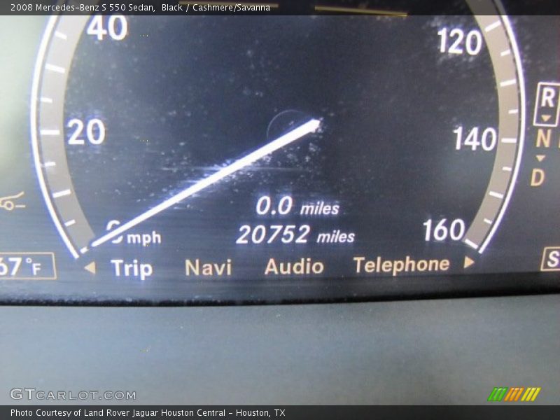 Black / Cashmere/Savanna 2008 Mercedes-Benz S 550 Sedan