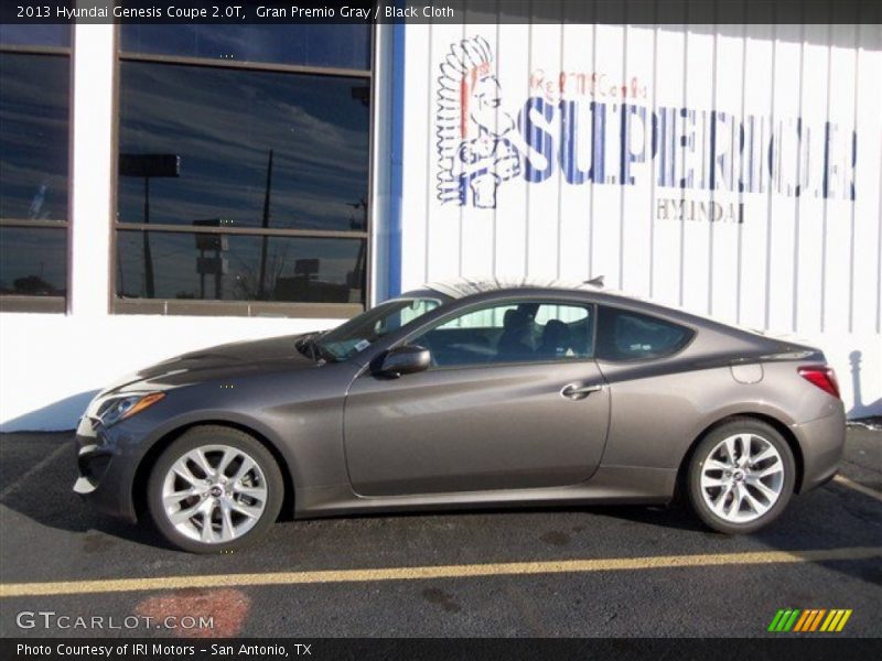 Gran Premio Gray / Black Cloth 2013 Hyundai Genesis Coupe 2.0T