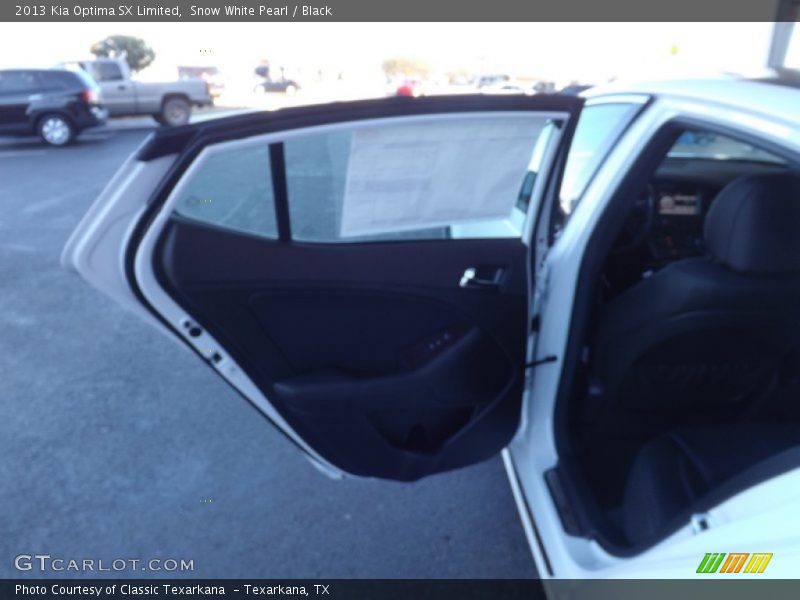 Snow White Pearl / Black 2013 Kia Optima SX Limited