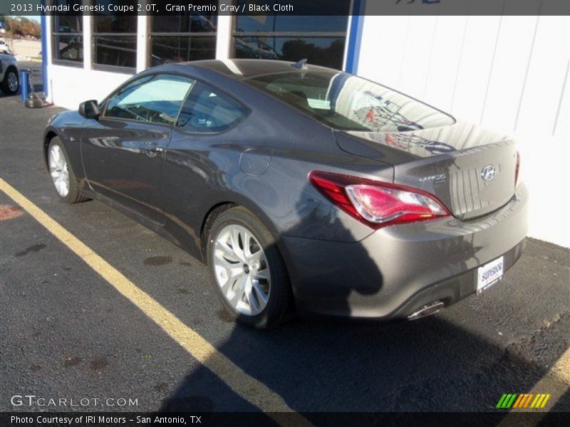 Gran Premio Gray / Black Cloth 2013 Hyundai Genesis Coupe 2.0T