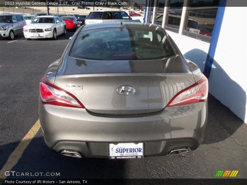 Gran Premio Gray / Black Cloth 2013 Hyundai Genesis Coupe 2.0T