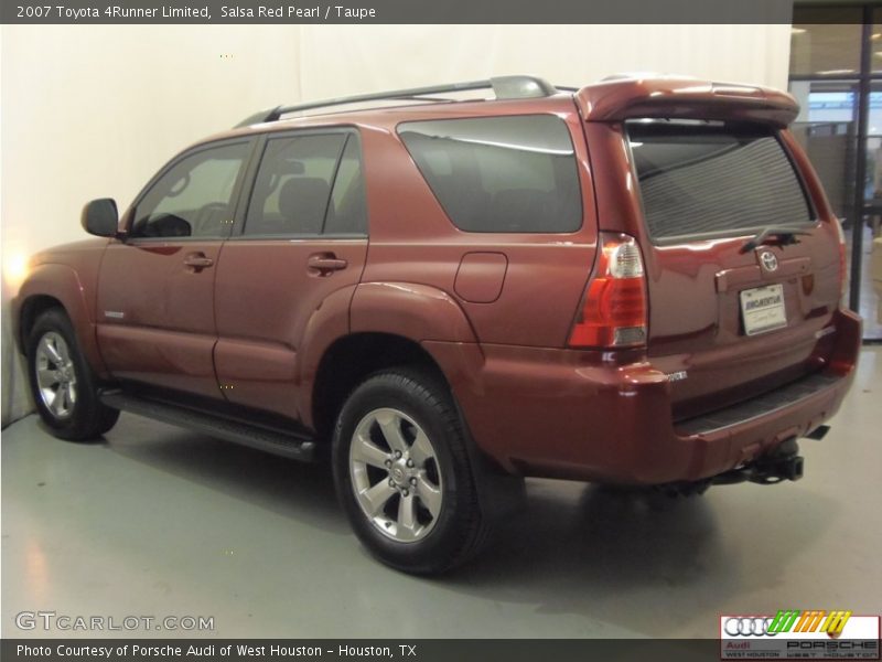 Salsa Red Pearl / Taupe 2007 Toyota 4Runner Limited