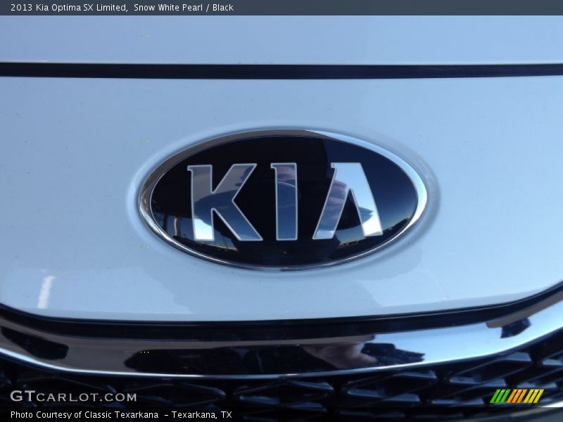 Snow White Pearl / Black 2013 Kia Optima SX Limited