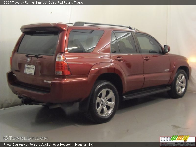 Salsa Red Pearl / Taupe 2007 Toyota 4Runner Limited