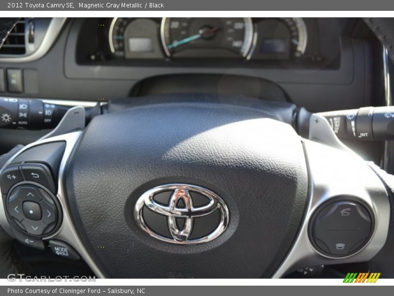Magnetic Gray Metallic / Black 2012 Toyota Camry SE