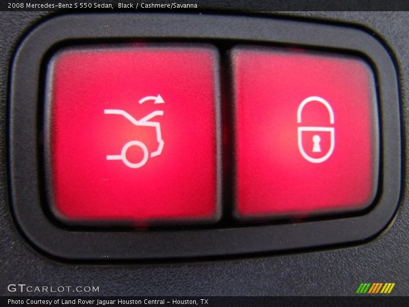 Black / Cashmere/Savanna 2008 Mercedes-Benz S 550 Sedan