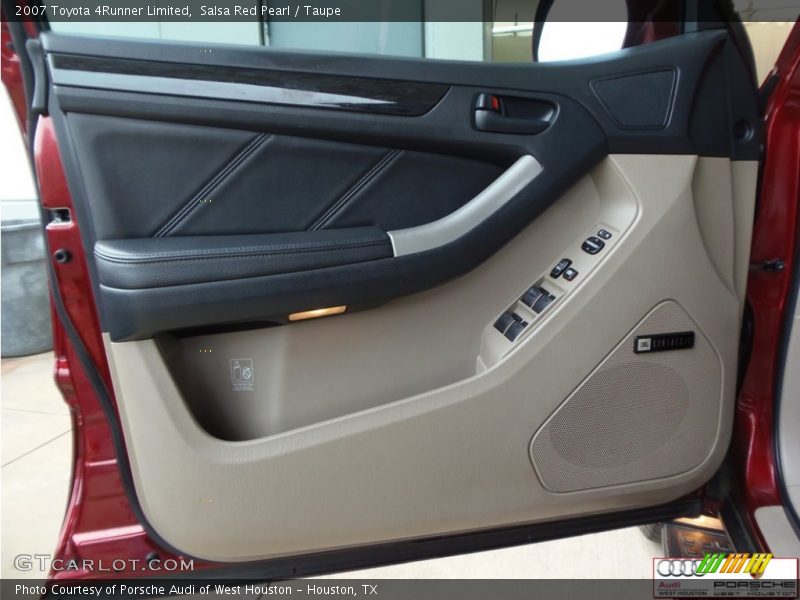 Salsa Red Pearl / Taupe 2007 Toyota 4Runner Limited