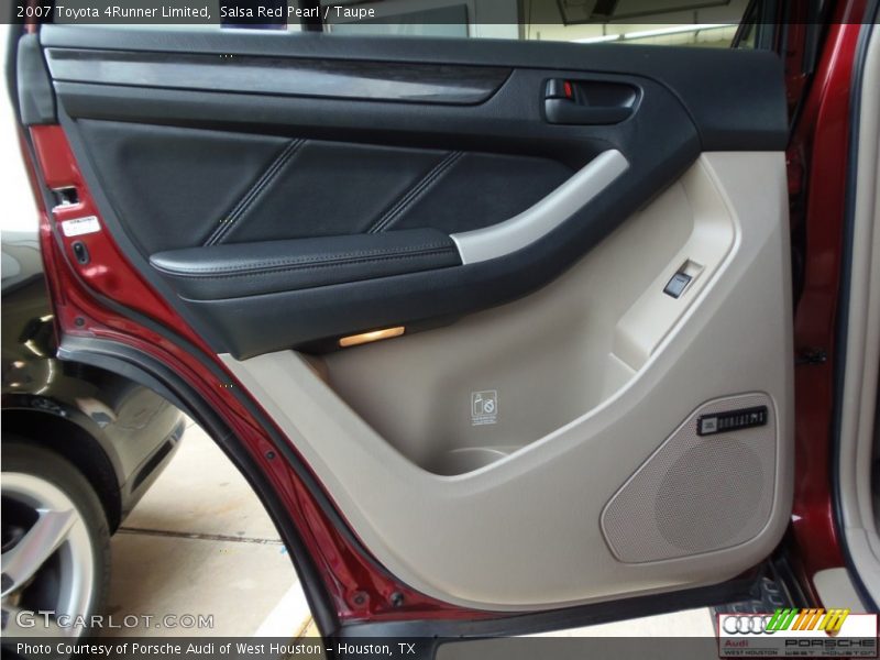 Salsa Red Pearl / Taupe 2007 Toyota 4Runner Limited