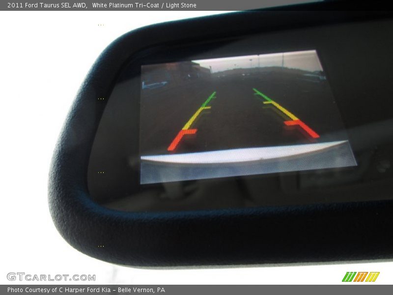 White Platinum Tri-Coat / Light Stone 2011 Ford Taurus SEL AWD