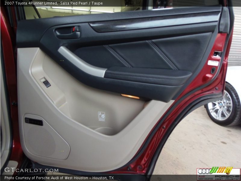 Salsa Red Pearl / Taupe 2007 Toyota 4Runner Limited