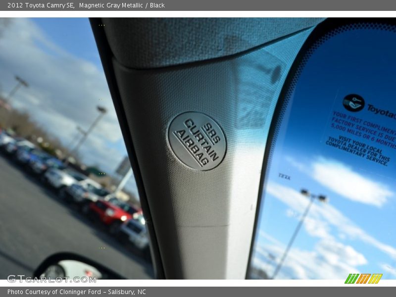 Magnetic Gray Metallic / Black 2012 Toyota Camry SE
