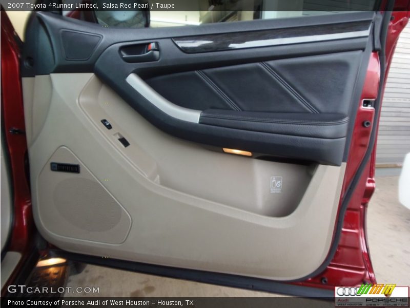 Salsa Red Pearl / Taupe 2007 Toyota 4Runner Limited