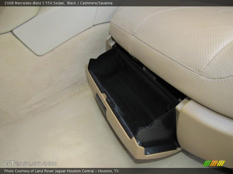 Black / Cashmere/Savanna 2008 Mercedes-Benz S 550 Sedan