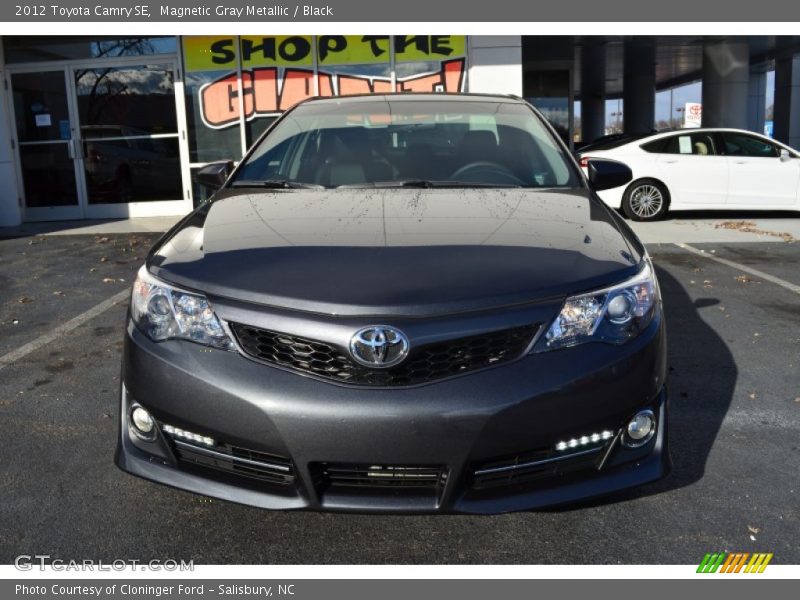 Magnetic Gray Metallic / Black 2012 Toyota Camry SE