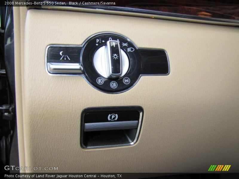 Black / Cashmere/Savanna 2008 Mercedes-Benz S 550 Sedan