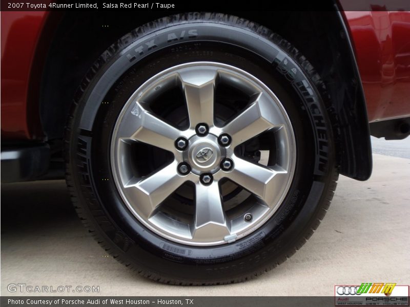 Salsa Red Pearl / Taupe 2007 Toyota 4Runner Limited