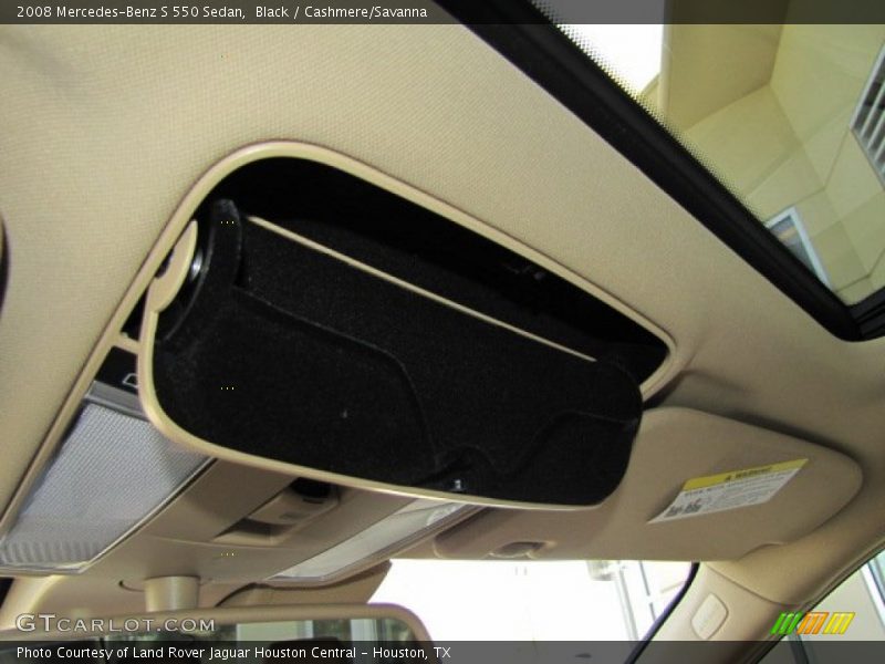Black / Cashmere/Savanna 2008 Mercedes-Benz S 550 Sedan